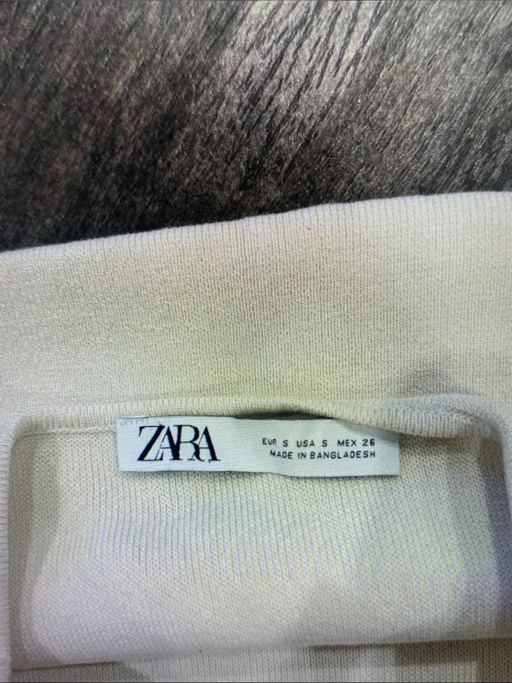 Zara Cream Strapless Sweetheart Crop Top